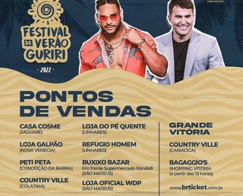 informacoes show parangole em guriri