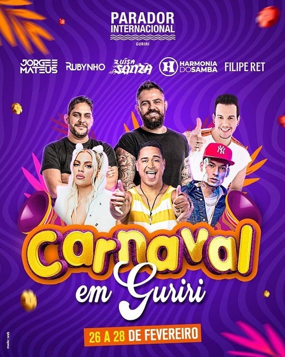 bandas Carnaval Guriri 2022