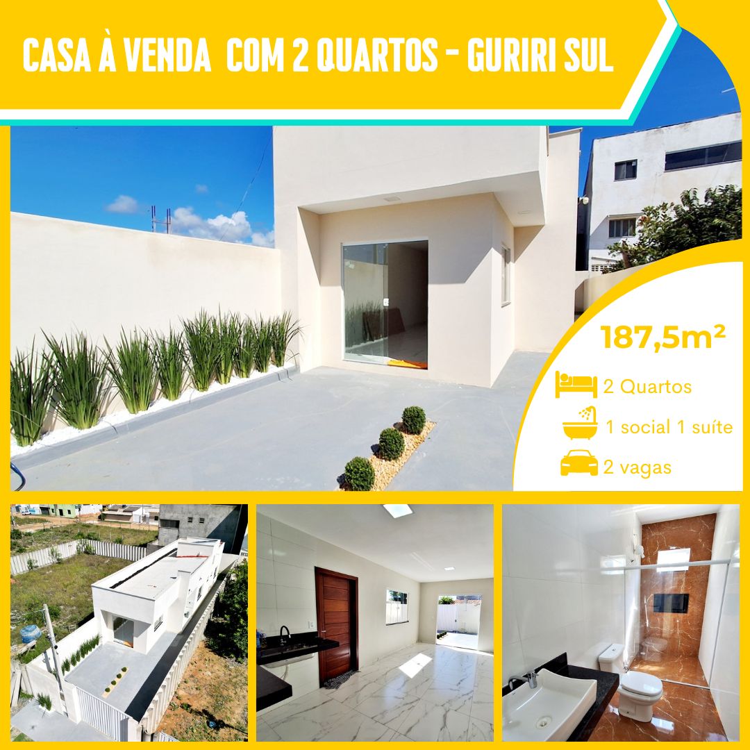 CASA À VENDA EM GURIRI – Na rua 23 lado Sul