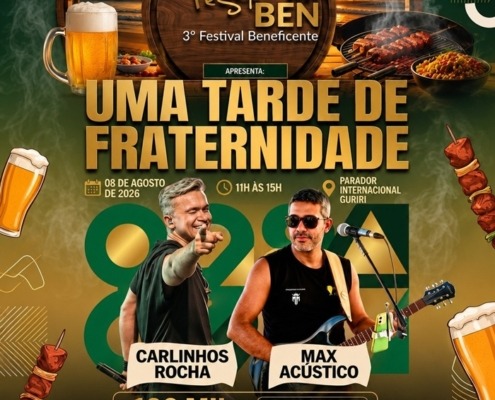 Atrações FestBen 2026 com Carlinhos Rocha
