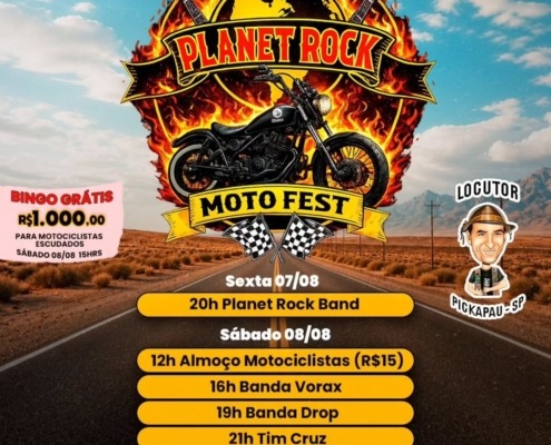 Planet Rock Moto Fest 2026 - 6ª edição